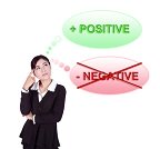 Turning negative thoughts into positive